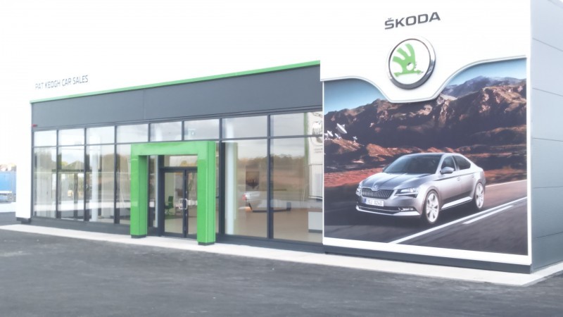 Motor Showroom, Ballybrittas , Co Laois - commercial building project by McKelan Construction Ltd, Wexford, Ireland